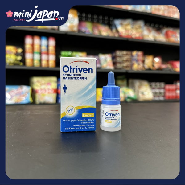 Nước Nhỏ Mũi Otriven 0.05% Lọ 10ml Otriven Thuốc Nhỏ Mũi Cho Bé 2-6 Tuổi