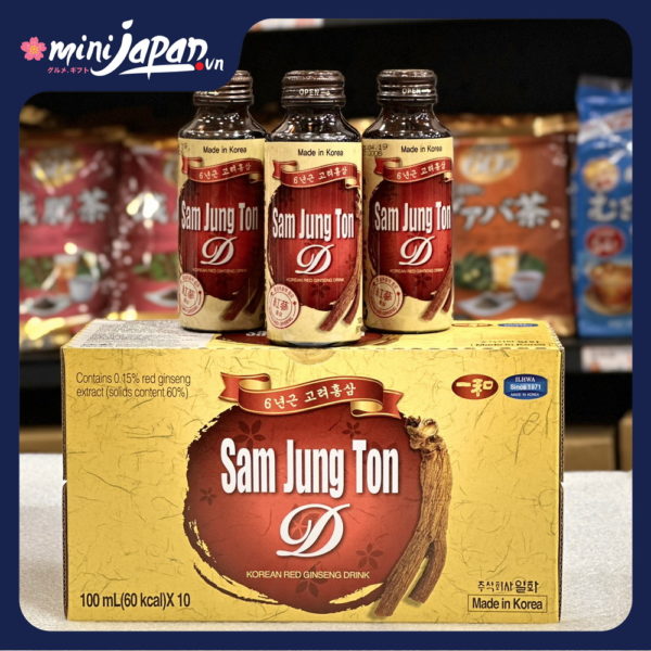 Nước hồng sâm Sam Jung Ton-D Hàn Quốc 10 chai x 100ml