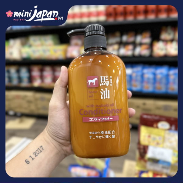 Dầu Xả Chiết Xuất Mỡ Ngựa Kumano 600ml