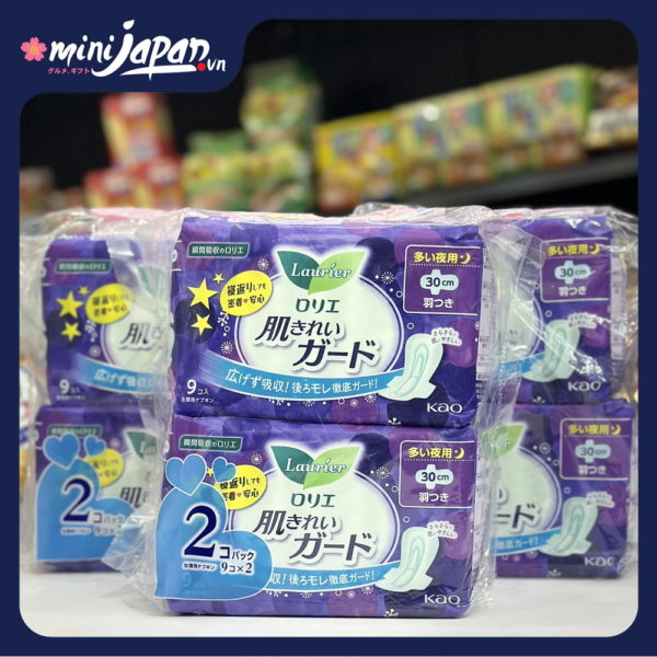 BVS Laurier Hàng Ngày 72 Miếng Màu Xanh Không Mùi