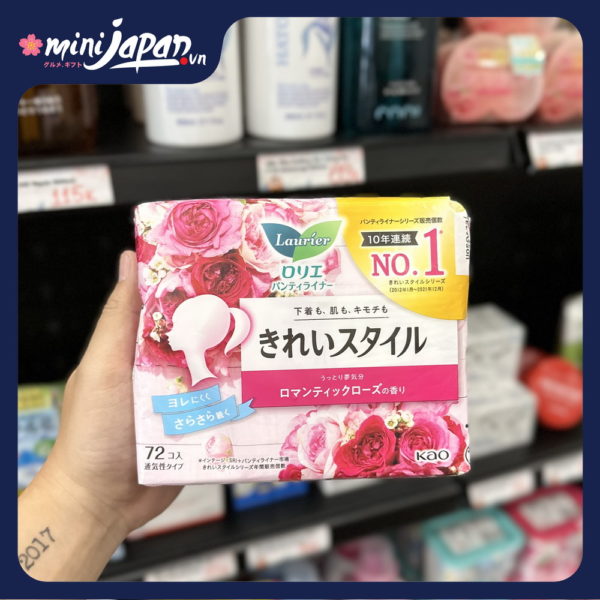 Bvs Hàng Ngày Laurier Nhật Bản 72 Miếng (Hồng)