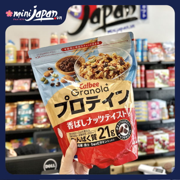 Ngũ cốc Calbee bổ sung Protein 420g