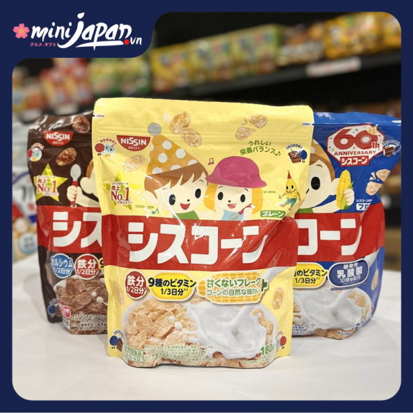 Ngũ cốc Nissin mẫu mới vị ngô 180g