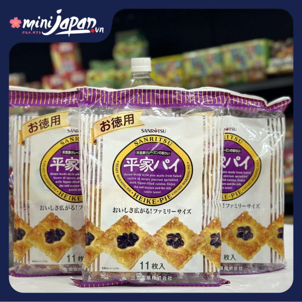 Bánh Nướng Nho Khô Sanritsu 11 cái