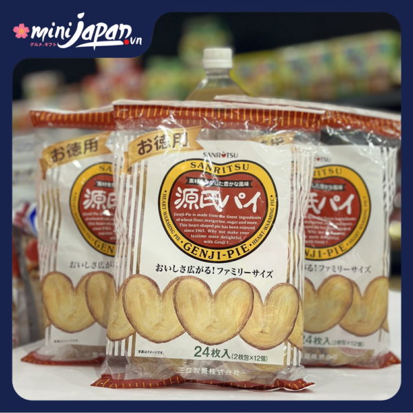 Bánh bơ nướng Sanritsu 24 cái (mẫu mới)