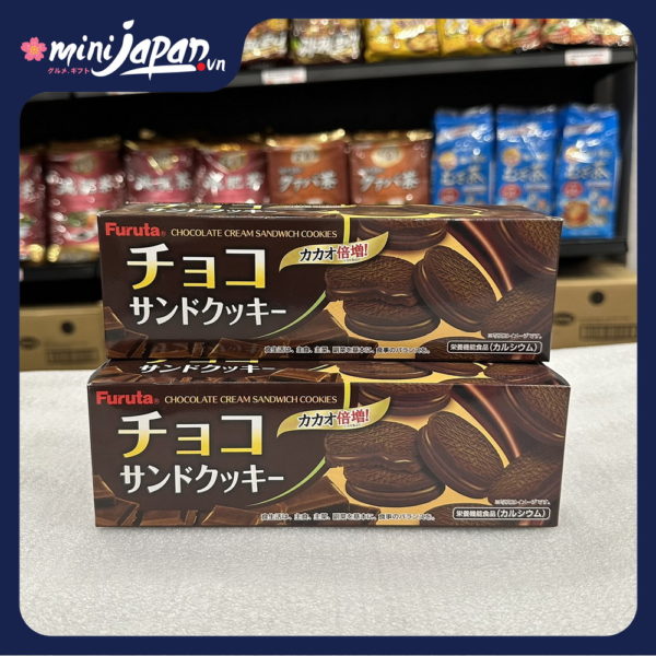 Bánh quy Furuta nhân kem chocolate 9 cái