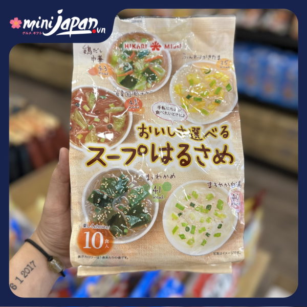 Miến ăn liền ngũ vị Hikari Miso Nhật Bản 10 gói