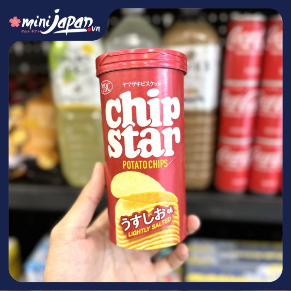 Khoai tây chiên Chipstar YBC vị muối lạt 45g đỏ