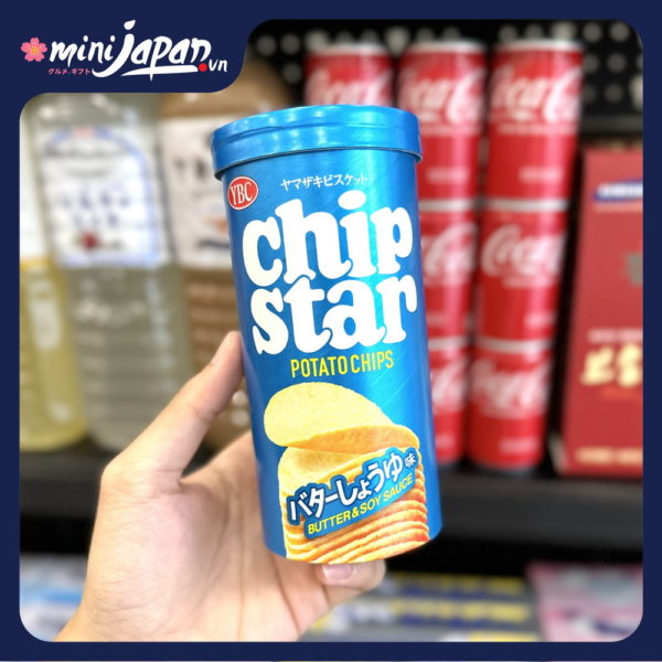 Khoai tây chiên Chipstar YBC vị nước tương 45g xanh dương