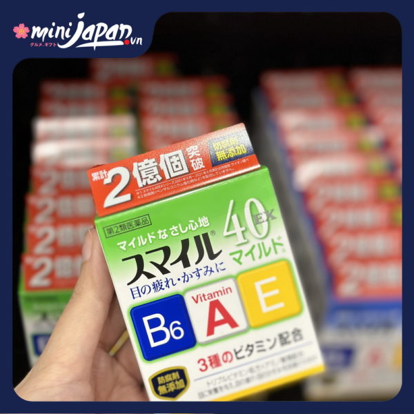 Thuốc nhỏ mắt EX 40 (Vitamin B6,A,E)_hộp xanh lá