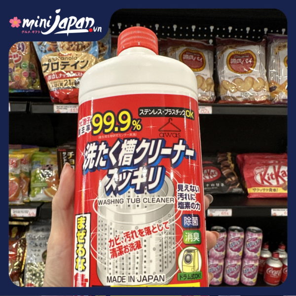 Nước tẩy lồng máy giặt Rocket chai 550g