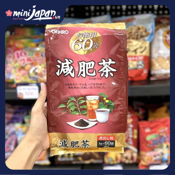 Trà giảm mỡ bụng Genpi Orihiro 60 gói