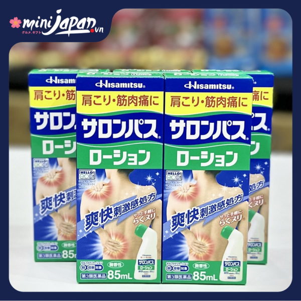 Dầu lăn xoa bóp Salonpas Hisamitsu 85ml