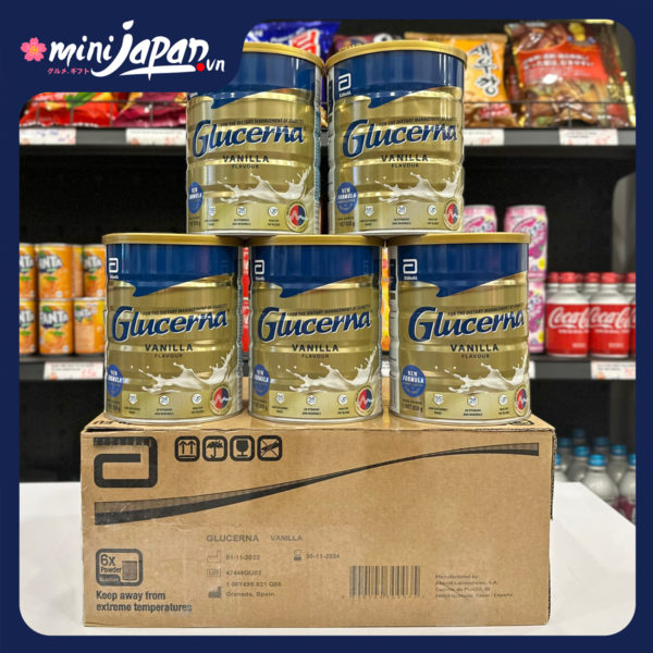 Thùng 6 lon Sữa Glucerna dành cho người tiểu đường 850g hàng Úc