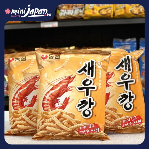 Snack Tôm Gạo NONGSHIM Không Cay 80g