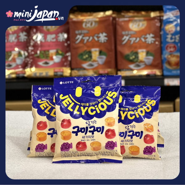 Kẹo dẻo Jellycious trái cây tổng hợp 70g