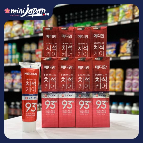 Kem đánh răng Median Original đỏ 120g - ngừa hôi miệng