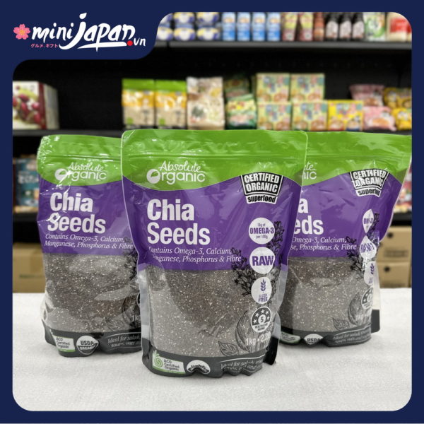 Hạt chia Absolute Organic Úc 1kg