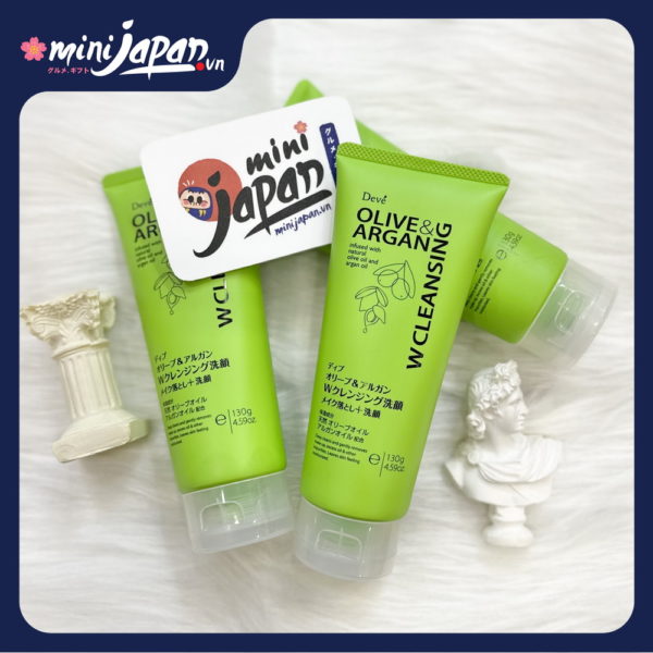 Sữa rửa mặt chiết xuất từ Argan và dầu Oliu Deve 130gr