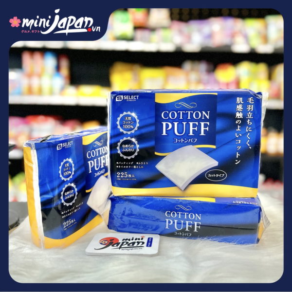 Bông Tẩy Trang Miếng Đôi S SELECT 225 miếng