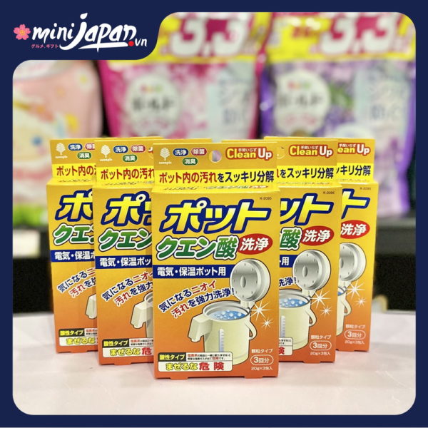 Set 3 gói khử cặn bình nước