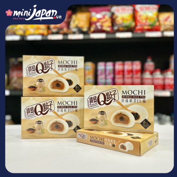 Bánh mochi nhân trà sữa trân châu 210g 6 bánh Đài Loan