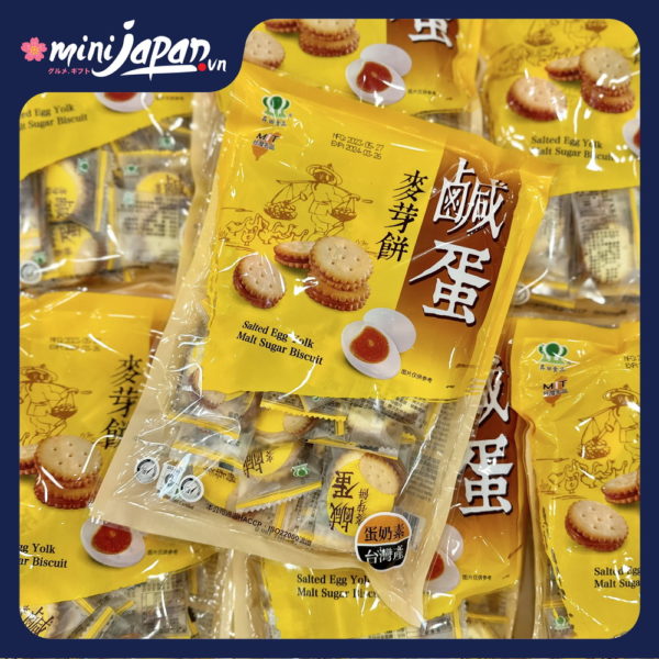 Bánh quy trứng muối Sheng Tian Đài Loan 180g - 26 gói