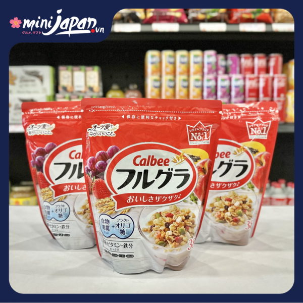 Ngũ cốc Calbee đỏ 380g