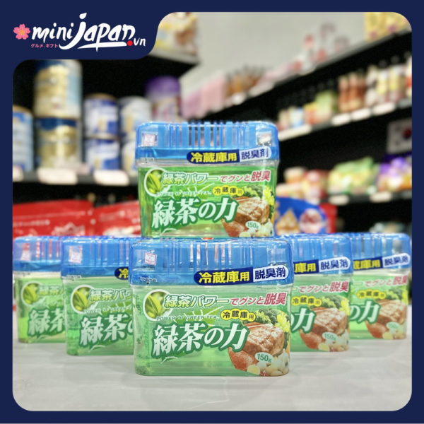 Hộp Khử Mùi Tủ Lạnh Hương Trà Xanh 150g