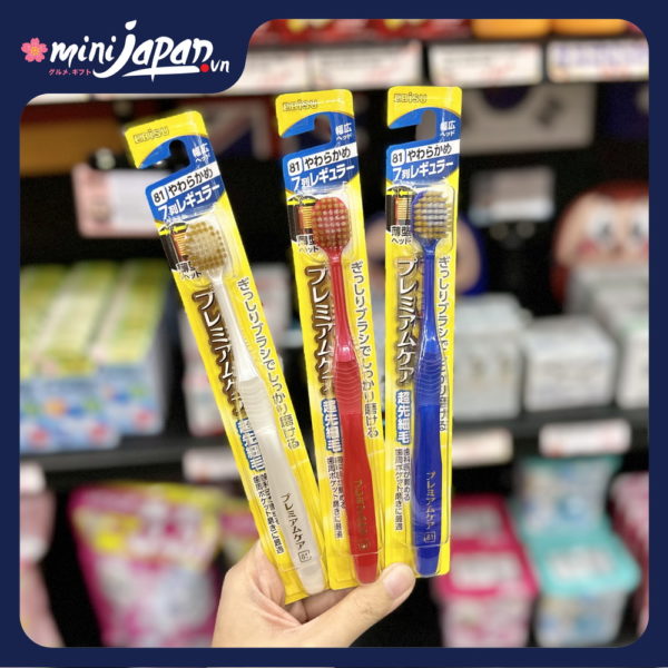 Bàn Chải Đánh Răng Ebisu Premium Care 7 Rows Wide lông mềm