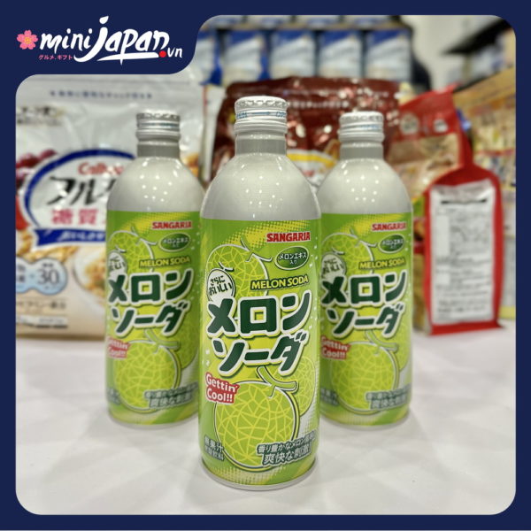 Nước Soda Sangaria Vị Dưa lưới 500g