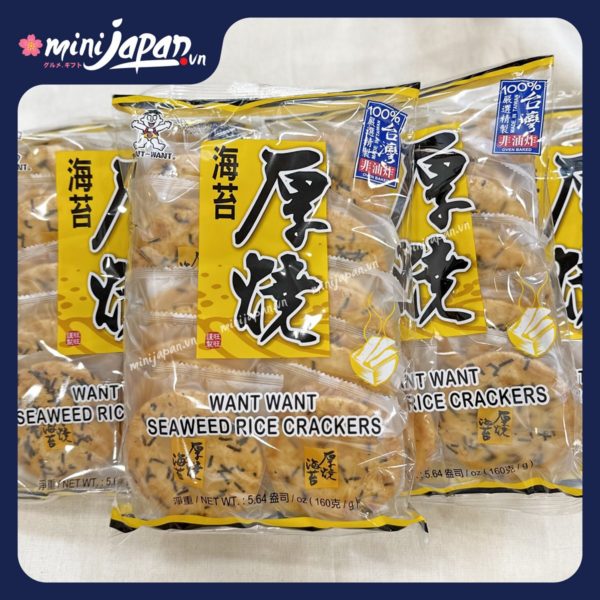 Báng gạo rong biển Want Want 160g