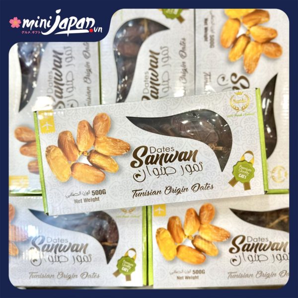 Chà Là nguyên cành Sanwan Tunisian 500g - hàng air