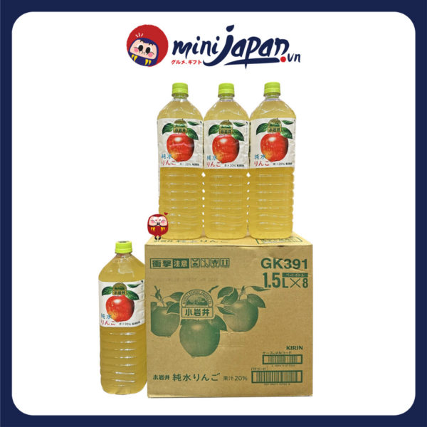 Thùng 8 chai Nước ép táo Kirin 1.5L