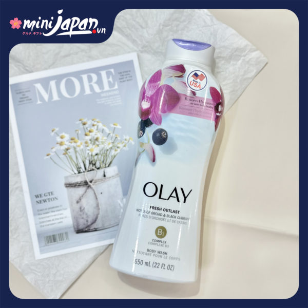 Sữa tắm Olay Hoa Lan & Quả Lý 650ml