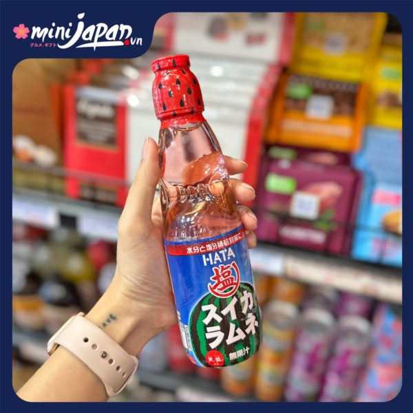 Nước Soda Hata Kosen Ramune vị dưa hấu 200ml
