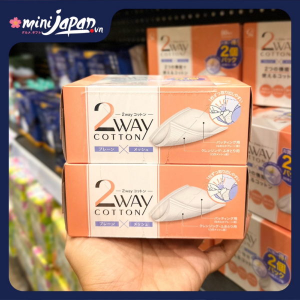 Bông tẩy trang Cotton Labo set 2 x 80 miếng