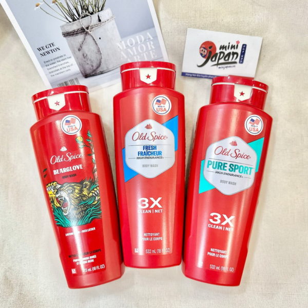 Sữa tắm Old Spice Fresh Fraicheur 3X hương tươi mát 532ml