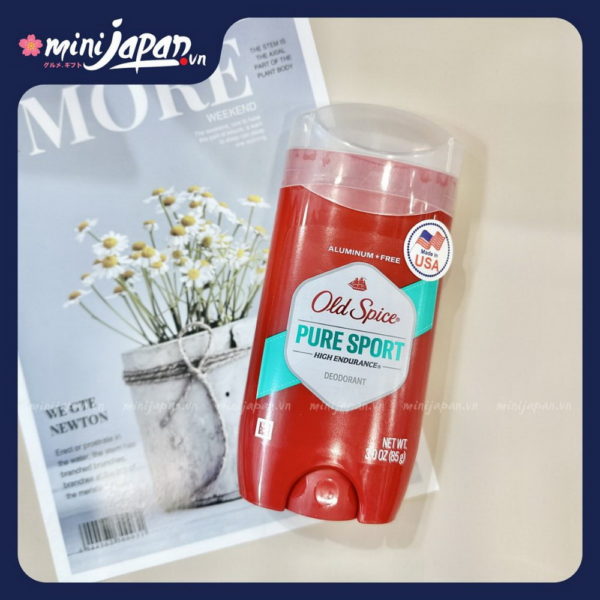 Lăn Khử Mùi Old Spice Pure Sport High Endurance 85g Hàng Mỹ