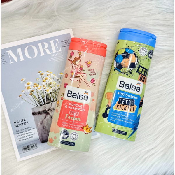 Sữa tắm gội Balea Let'kick it 4 in 1 - chai 300ml