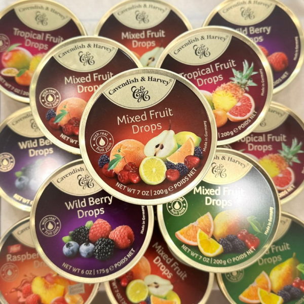 Kẹo thiếc Cavendish & Harvey trái cây mix 200g - đỏ