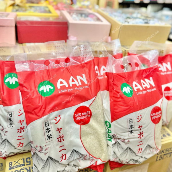 Gạo Nhật Japonica A AN 5kg (mẫu mới)
