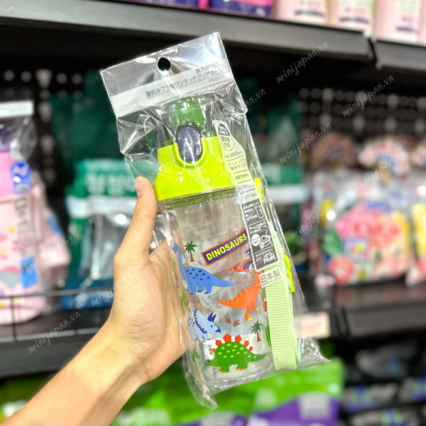 Bình nước Skater khủng long xanh lá 480ml