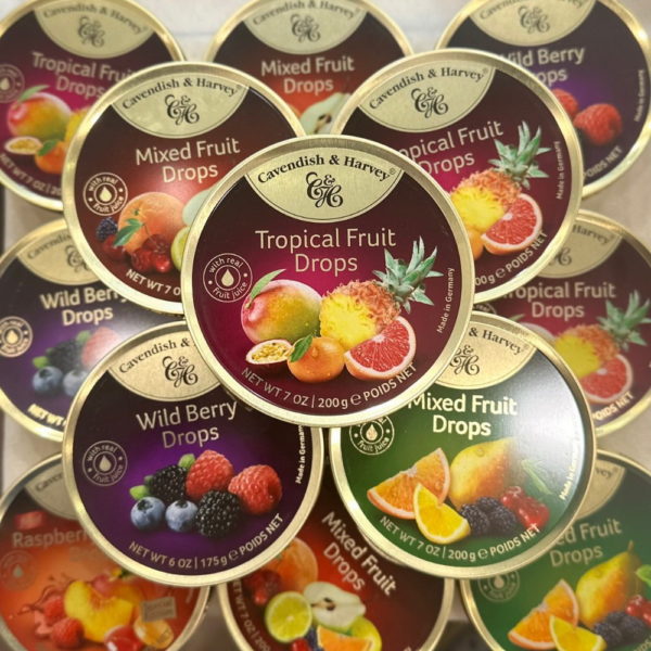 Kẹo thiếc Cavendish & Harvey trái cây nhiệt đới 200g