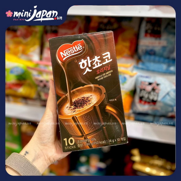 Bột cacao Nestle Hot Choco original 10 gói 24g