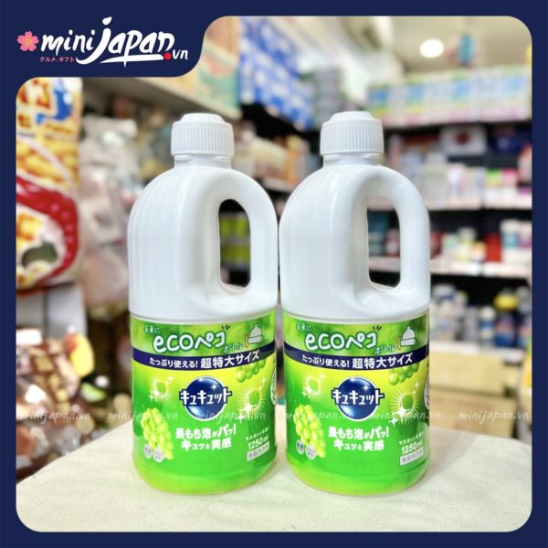 Nước Rửa Chén Kao 1250ml hương nho
