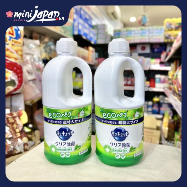 Nước Rửa Chén Kao 1250ml hương trà xanh