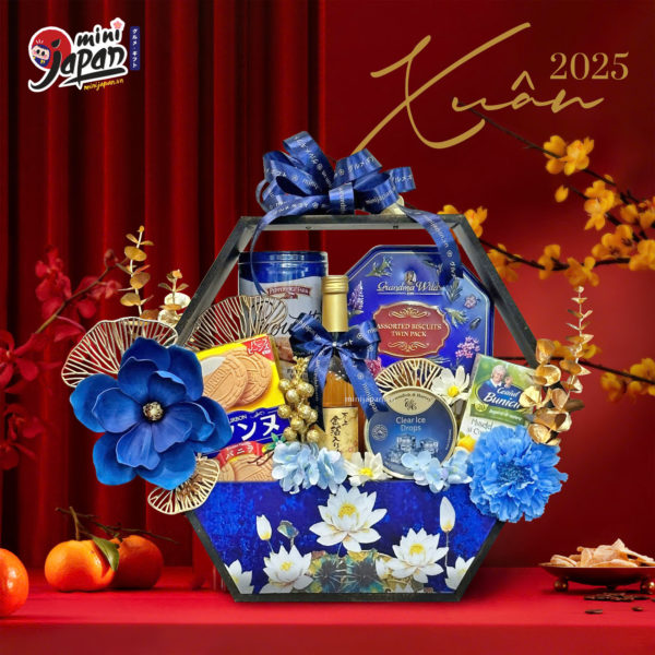 KHAY TẾT LỤC GIÁC - HOA SEN