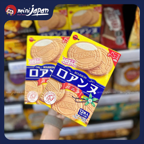 Bánh Bourbon Roanne vị vani (2 cái x 6 gói)