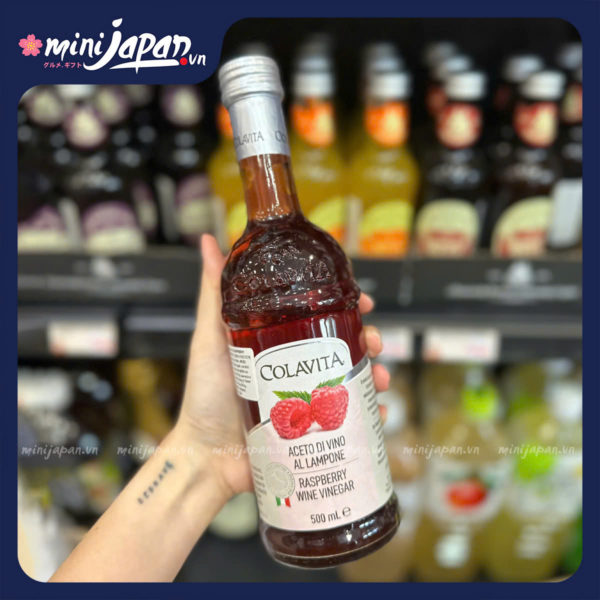 Giấm rượu Colavita mâm xôi 500ml